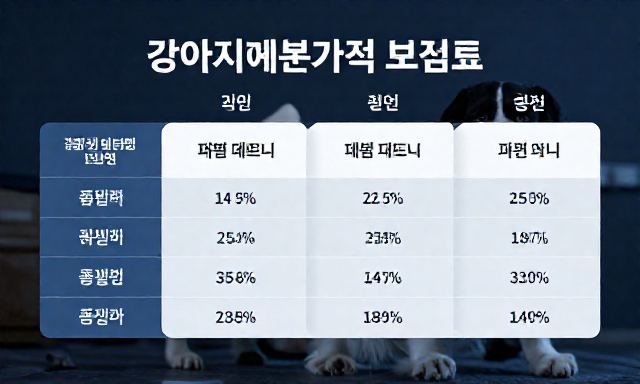 강아지보험가격 관련 이미지 - 강아지보험가격 결정 요인 완벽 분석 및 품종별 예상 보험료 비교 가이드